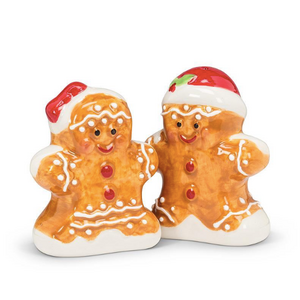 Abbott Salt and Pepper Shakers Gingerbread Man