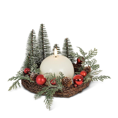 Abbott Candle Ring Tree and Ball Medium Abbott Candle Ring Tree and Ball Medium