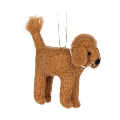 Abbott Tree Ornament Poodle with Pearls Assorted Abbott Tree Ornament Poodle with Pearls Assorted