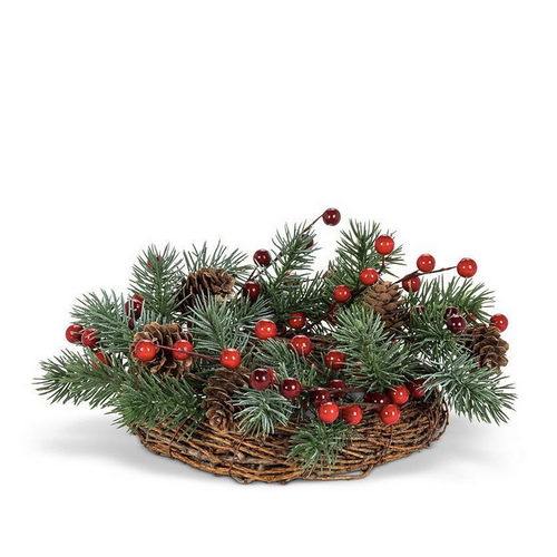 Abbott Candle Ring Fir and Berry Abbott Candle Ring Fir and Berry