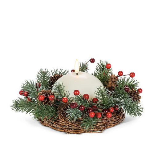 Abbott Candle Ring Fir and Berry Abbott Candle Ring Fir and Berry