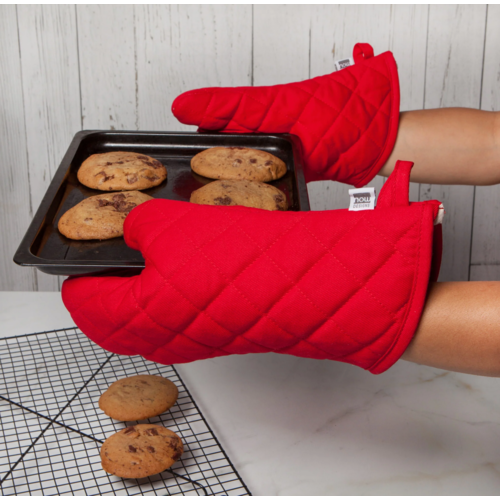Now Designs Oven Mitt Set Red