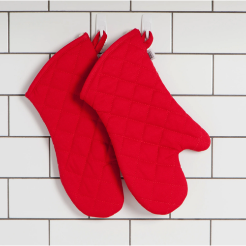 Now Designs Oven Mitt Set Red