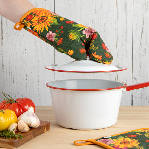 Now Designs Oven Mitt Set Sunflower Splendor
