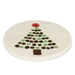 Abbott Trivet Felt Dotted Tree Abbott Trivet Felt Dotted Tree