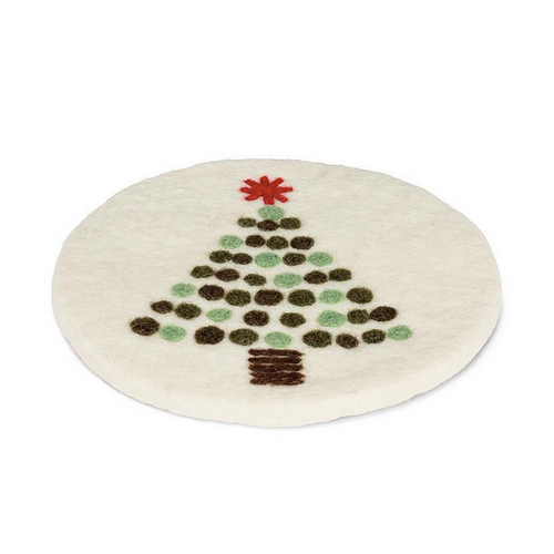 Abbott Trivet Felt Dotted Tree Abbott Trivet Felt Dotted Tree