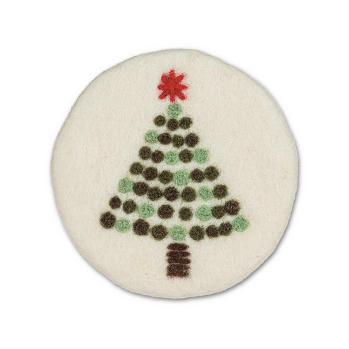 Abbott Felt Coaster Dotted Tree Abbott Felt Coaster Dotted Tree