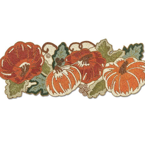 Abbott Runner Beaded Pumpkins 36"