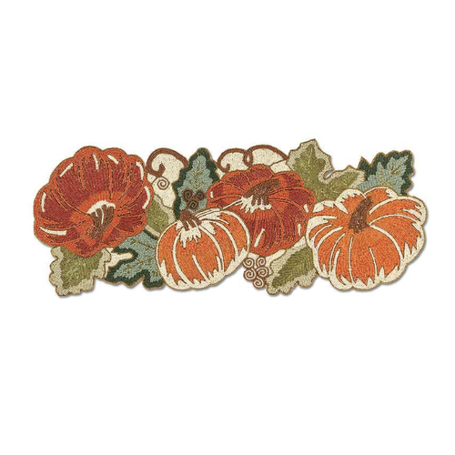 Abbott Runner Beaded Pumpkins 36" Abbott Runner Beaded Pumpkins 36"