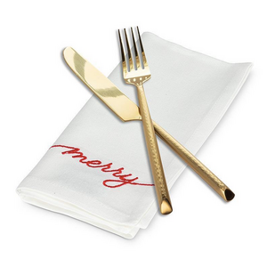 Abbott Merry Stitch Napkin