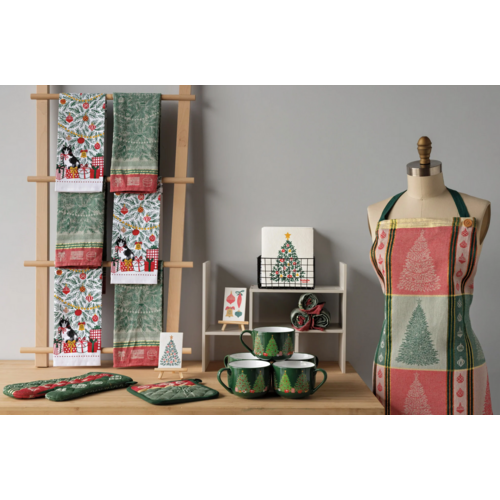 Now Designs Apron Jacquard Festive Fir Now Designs Apron Jacquard Festive Fir