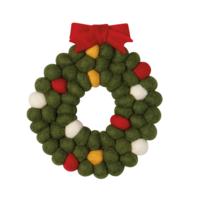 Trivet Felt Christmas Wreath