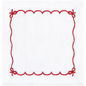 Now Designs Napkin Cocktail Bowtique Set of 4