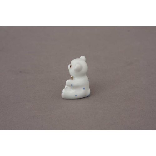 Herend Teddy Bear Blue