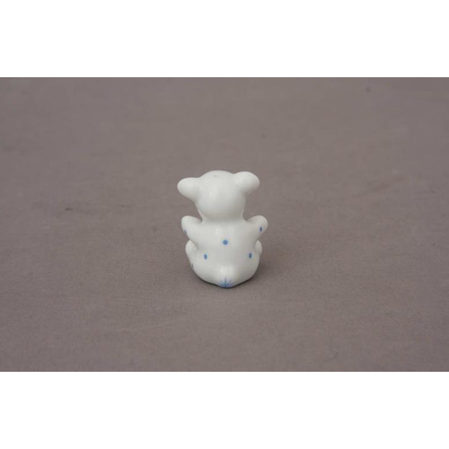 Herend Teddy Bear Blue