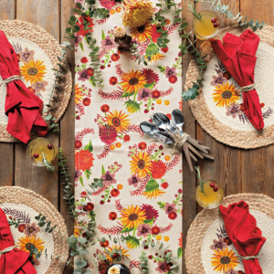 Now Designs Table Runner Sunflower Splendor 13 x 72 Inch