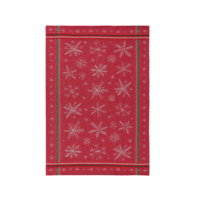 Tea Towel Jacquard Snowflake Christmas