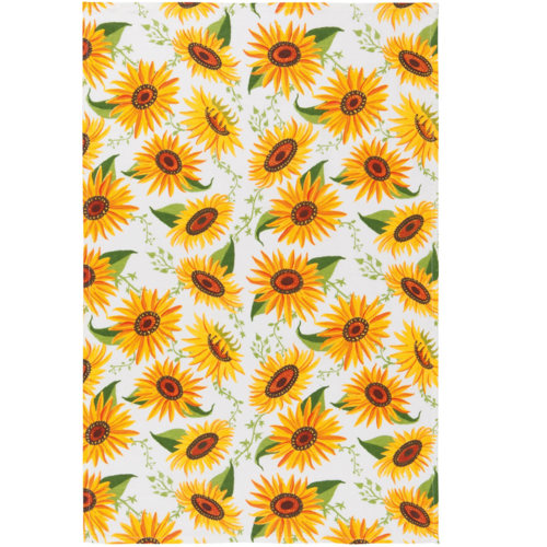 Now Designs Tea Towel Floursack Sunflower Splendor Set of 3