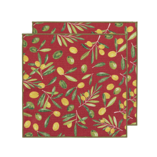 Now Designs Microfibre Dish Cloth Olive Oil Set of 2 Now Designs Microfibre Dish Cloth Olive Oil Set of 2