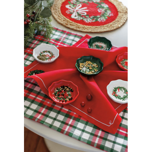 Now Designs Braided Placemat Christmas Wreath