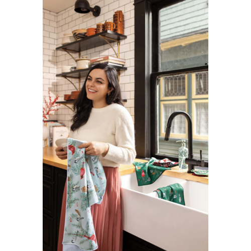 Now Designs Microfibre Dish Cloth Birds & Boughs Set of 2 Now Designs Microfibre Dish Cloth Birds & Boughs Set of 2