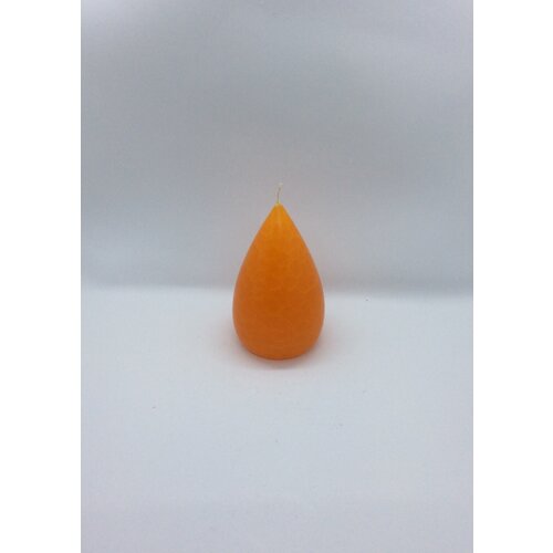Barrick Design Candle Stout Crackle Orange Shades 5 inches