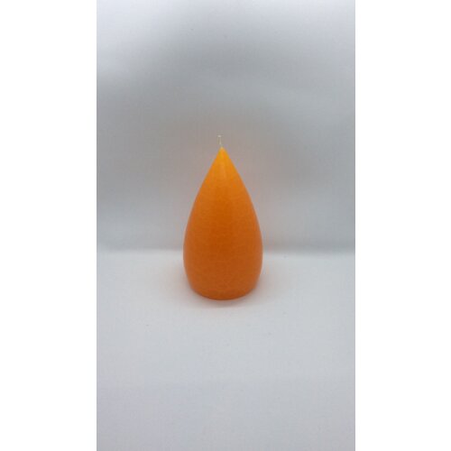 Barrick Design Candle Stout Crackle Orange Shades 7 inches Barrick Design Candle Stout Crackle Orange Shades 7 inches