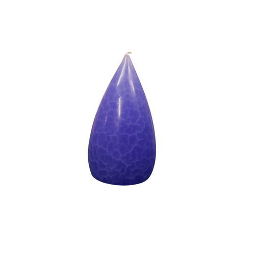 Barrick Design Candle Stout Crackle Purple Shades 7 inches Barrick Design Candle Stout Crackle Purple Shades 7 inches