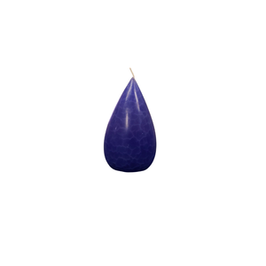 Barrick Design Candle Stout Crackle Purple Shades 5 inches