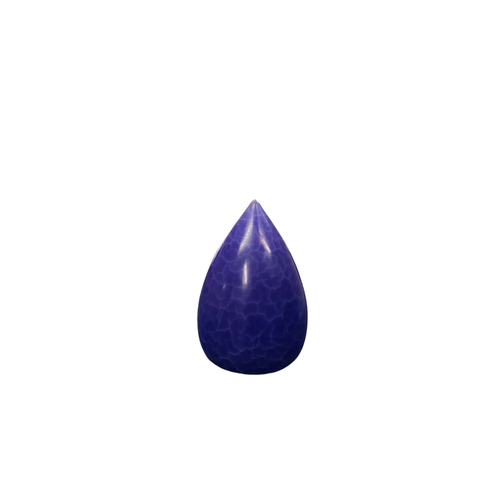 Barrick Design Candle Stout Crackle Purple Shades 6 inches Barrick Design Candle Stout Crackle Purple Shades 6 inches