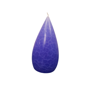 Barrick Design Candle Stout Crackle Purple Shades 8 inches
