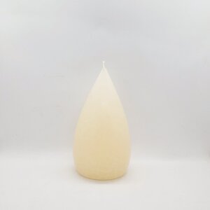 Barrick Design Candle Stout Crackle White Shades  7 inches