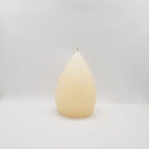 Barrick Design Candle Stout Crackle White Shades 6 inches