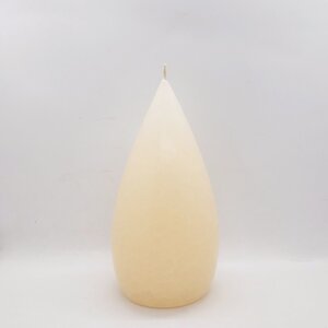 Barrick Design Candle Stout Crackle White Shades 8 inches