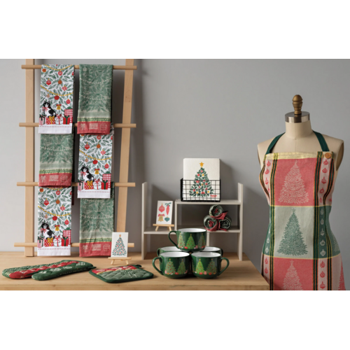 Now Designs Oven Mitt Set Festive Fir Now Designs Oven Mitt Set Festive Fir