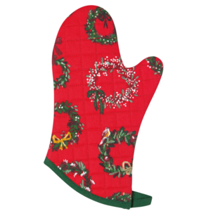 Now Designs Oven Mitt Set Christmas Wreath
