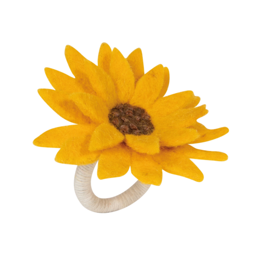 Now Designs Napkin Ring Sunflower Splendor