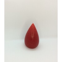 Candle Stout Crackle Red Shades 5 inches