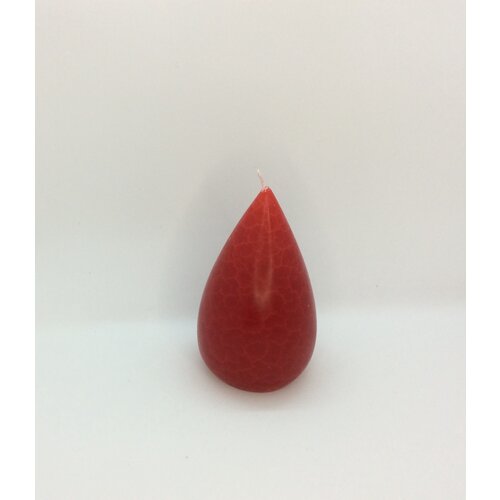 Barrick Design Candle Stout Crackle Red Shades 5 inches Barrick Design Candle Stout Crackle Red Shades 5 inches
