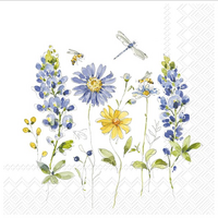 Napkin Cocktail Paper Lovely Blues