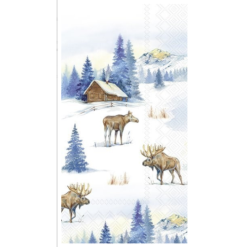 IHR Napkin Guest Paper Elk Landscape IHR Napkin Guest Paper Elk Landscape