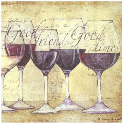 IHR Napkin Lunch Paper Vino Bellissimo IHR Napkin Lunch Paper Vino Bellissimo