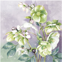 Napkin Lunch Paper Winter Bouquet