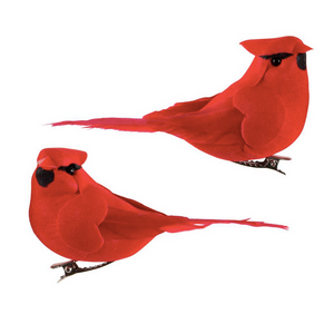 Christmas Tradition Red Feather Cardinal 4.5" Christmas Tradition Red Feather Cardinal 4.5"