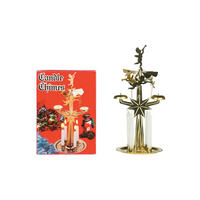 Candle Chime Angel Brass 10"