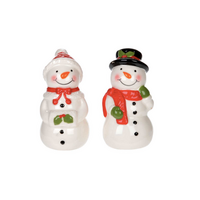 Salt and Pepper Shakers Snowman
