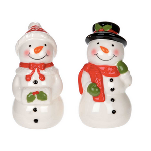 Christmas Tradition Salt and Pepper Shakers Snowman Christmas Tradition Salt and Pepper Shakers Snowman