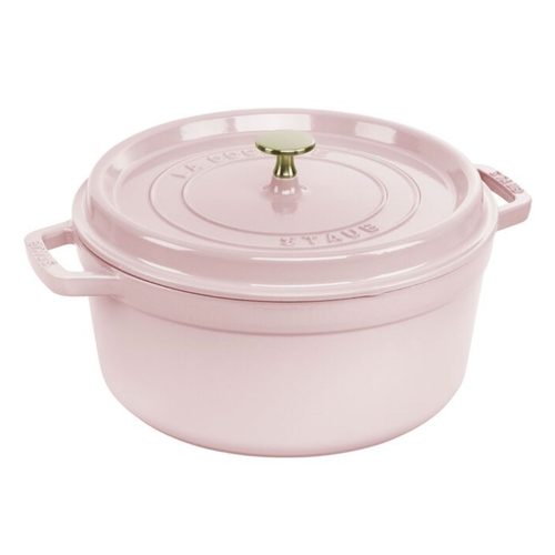 Staub Dutch Oven Round 5.5 Qt Pink Peony Staub Staub Dutch Oven Round 5.5 Qt Pink Peony Staub