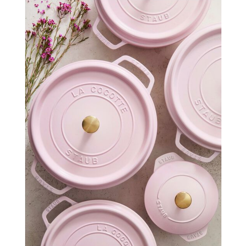 Staub Dutch Oven Round 5.5 Qt Pink Peony Staub