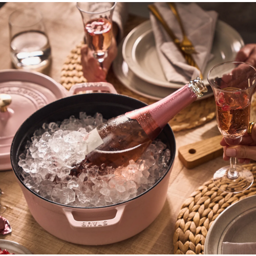 Staub Dutch Oven Round 5.5 Qt Pink Peony Staub